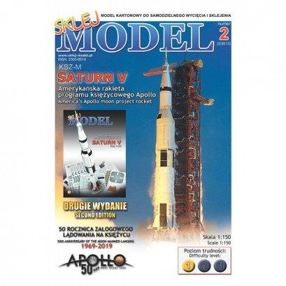 Amerykańska rakieta SATURN V - Sklej Model 2