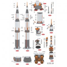 Amerykańska rakieta SATURN V - Sklej Model 2