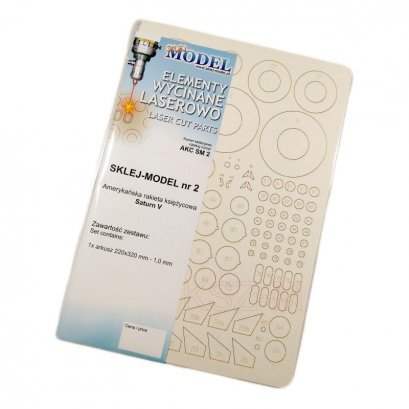 Szkielet, detale do SATURN V - Sklej Model 2