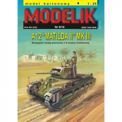 A12 Matilda II Mk III - Modelik 9/10