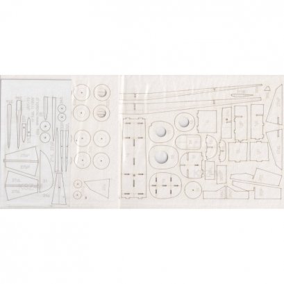 Wręgi, koła do Jak-1b - Modelik 19/11