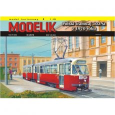Tramwaj 102Na z 1970r. - Modelik 28/10