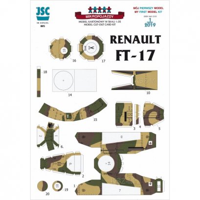Czołg Renault FT-17 - JSC 805