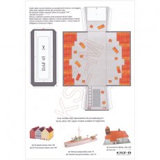 Ciężarówka DAF i Toyota Avensis - JSC 804