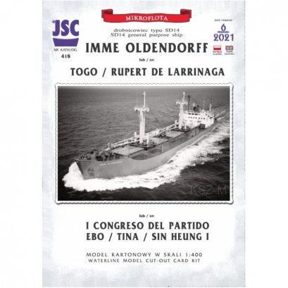 Frachtowiec typu SD14 IMME OLDENDORFF - JSC 418