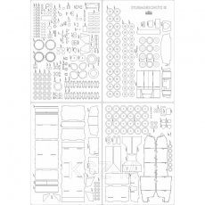 Szkielet, detale do Sturmgeschutz III Ausf. G - Angraf 193