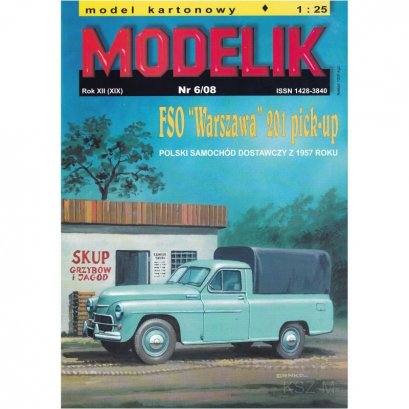 FSO 201 WARSZAWA PICK-UP - Modelik 6/08