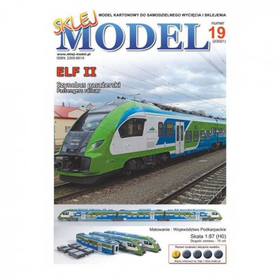 Pociąg Elf II - Sklej Model 19