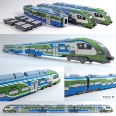 Pociąg Elf II - Sklej Model 19
