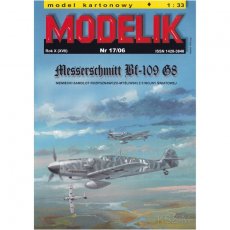 Myśliwiec Messerschmitt Bf-109 - Modelik 17/06