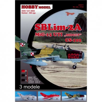 SBLim-2A, MiG-15 UTI, CS-102 - Hobby Model 103