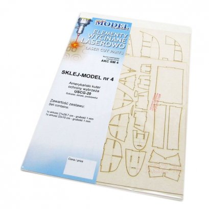 Szkielet do kutra USCG-20 - Sklej Model 4