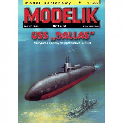 Okręt podwodny USS DALLAS - Modelik 10/12