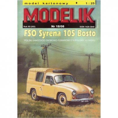 Samochód FSM Syrena BOSTO- Modelik 18/08