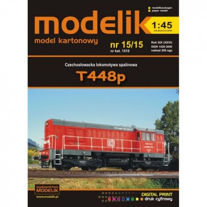 Lokomotywa spalinowa T448p - Modelik 15/15