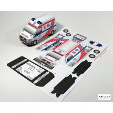 Ambulans sanitarny - Sklej Model nr 16