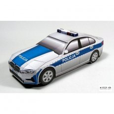 Radiowóz policyjny - grupa SPEED - Sklej Model nr 19