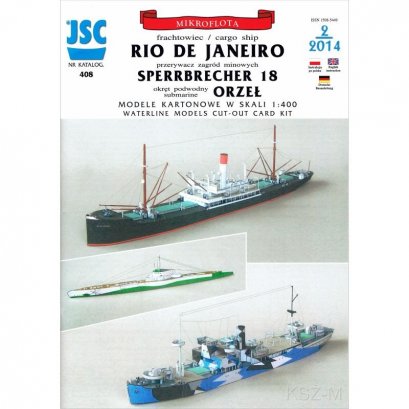 Rio De Janeiro, Sperrbrecher, Orzeł - JSC 408