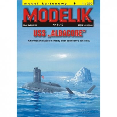 Okręt podwodny USS ALBACORE - Modelik 11/12