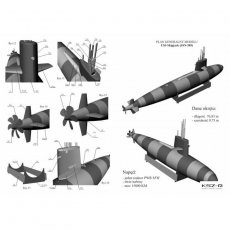 Okręt podwodny USS SKIPJACK - Modelik 8/12