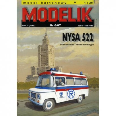 Karetka Nysa 522 karetka - Modelik 6/07