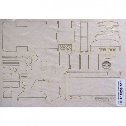 Szkielet do Nysa 522 ambulans reanimacyjny - Modelik 6/07