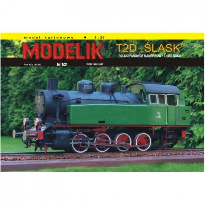 Parowóz manewrowy T2D Śląsk - Modelik 1/21