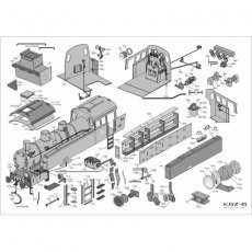 Parowóz manewrowy T2D Śląsk - Modelik 1/21
