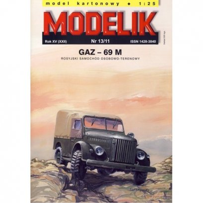 Samochód GAZ-69M - Modelik 13/11
