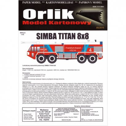 Samochód Simba Titan 8x8 - Orlik A004