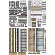 Wagon-platforma wąskotorowa - Modelik 15/16