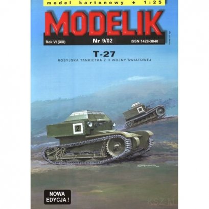 Rosyjska tankietka T-27 - Modelik 9/02