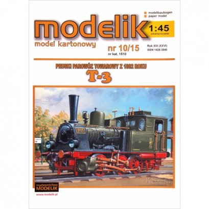 Parowóz towarowy T-3 - Modelik 10/15