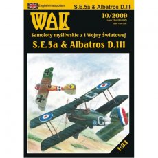 Samoloty: S.E.5a i Albatros D.III  - WAK 10/09