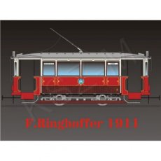 Modelik 8/17 - Tramwaj RINGHOFFER 1911