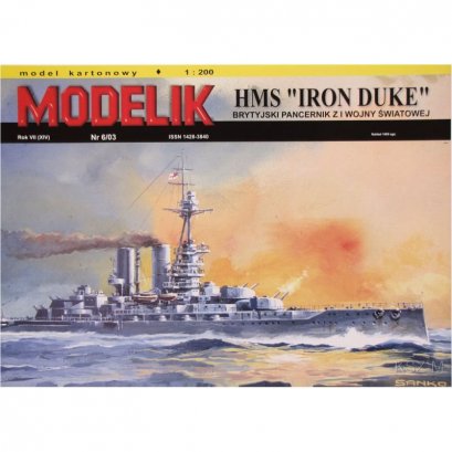 HMS Iron Duke - pancernik brytyjski - Modelik 6/03