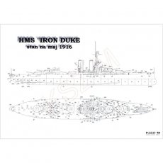 HMS Iron Duke - pancernik brytyjski - Modelik 6/03