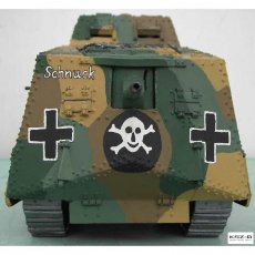 Niemiecki czołg A7V - Modelik 21/08