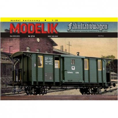 Niemiecki wagon Fakultativwagen - Modelik 2/14