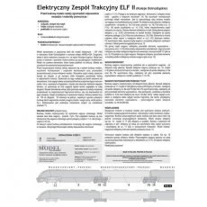 Pociąg Elf II (Koleje Dolnośląskie) - Sklej Model 24