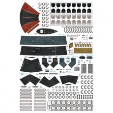 Okręt USS Von Steuben / Lafayette - Sklej Model 22