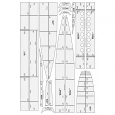 Okręt USS Von Steuben / Lafayette - Sklej Model 22