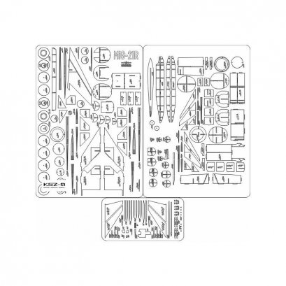 Szkielet do samolotu MiG-21 R - MS Model 017
