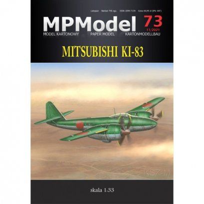 Samolot Mitsubishi Ki-83 - MPModel 73