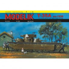 Czołg T-35A wz.1939 (wieże stożkowe)  - Modelik 2/08