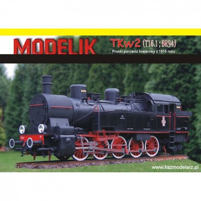 Pruski parowóz TKw2  - Modelik 1/15