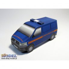 Bus Straż Ochrony Kolei - Sklej Model nr 33