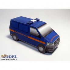 Bus Straż Ochrony Kolei - Sklej Model nr 33