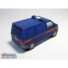 Bus Straż Ochrony Kolei - Sklej Model nr 33