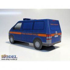 Bus Straż Ochrony Kolei - Sklej Model nr 33